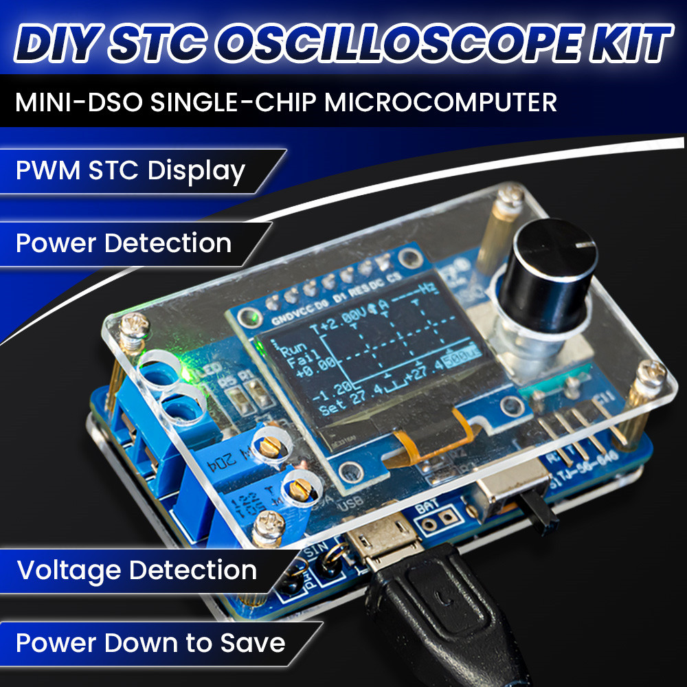 Oscilloscope Dso Mini - Kit elektronik osiloskop Digital Mini DIY