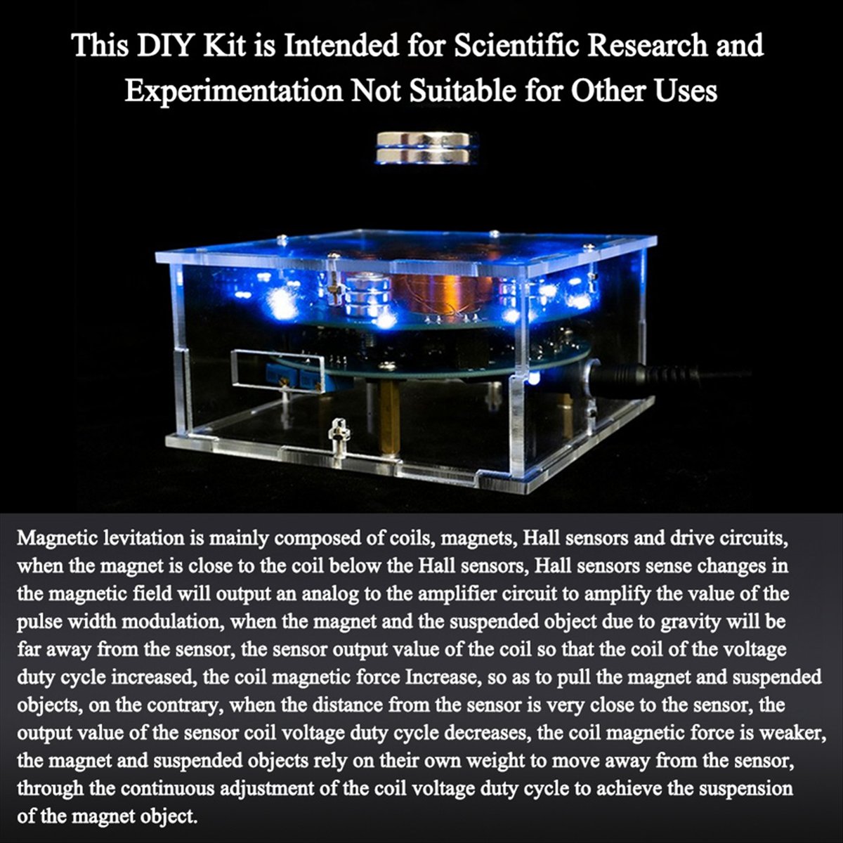 Diy Electronics Project Kit - Kit Eksperimen Levitasi Magnetik AB53 DIY,
