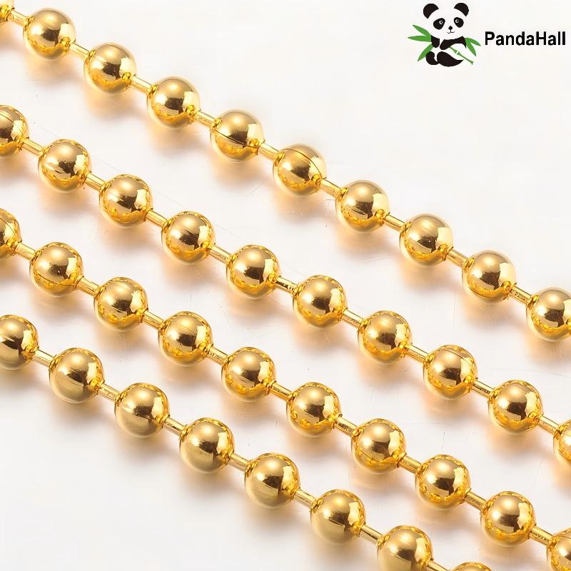 Diy Electronics Hobby - PandaHall Rantai Bola Besi yang Disolder