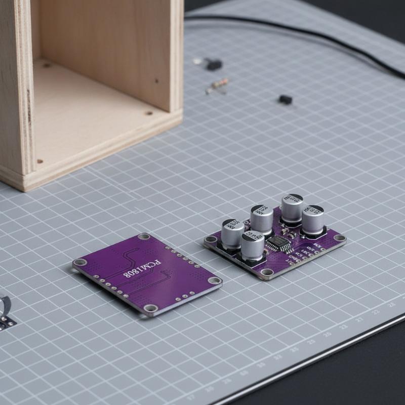 Diy Electronic Modules - Modul ADC Stereo PCM1808 24Bit BARU
