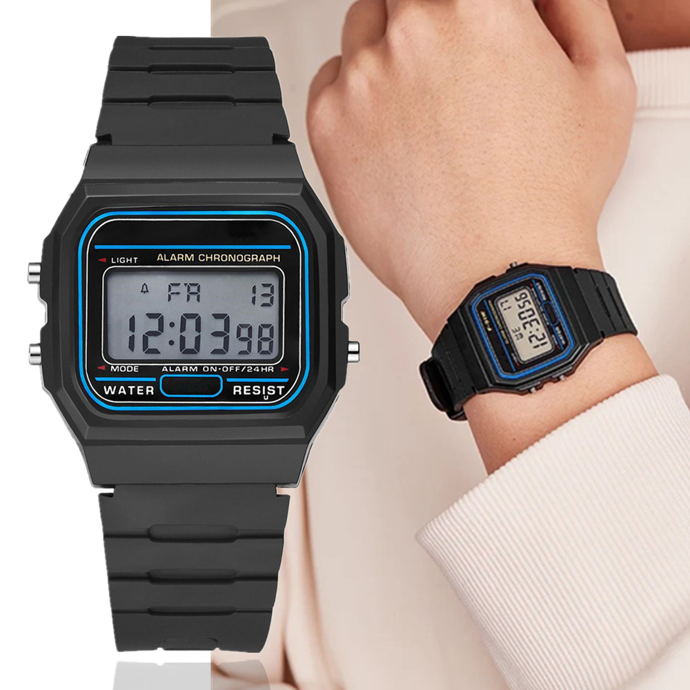 Diy Electronics Watch - Jam tangan LED Digital untuk pria,