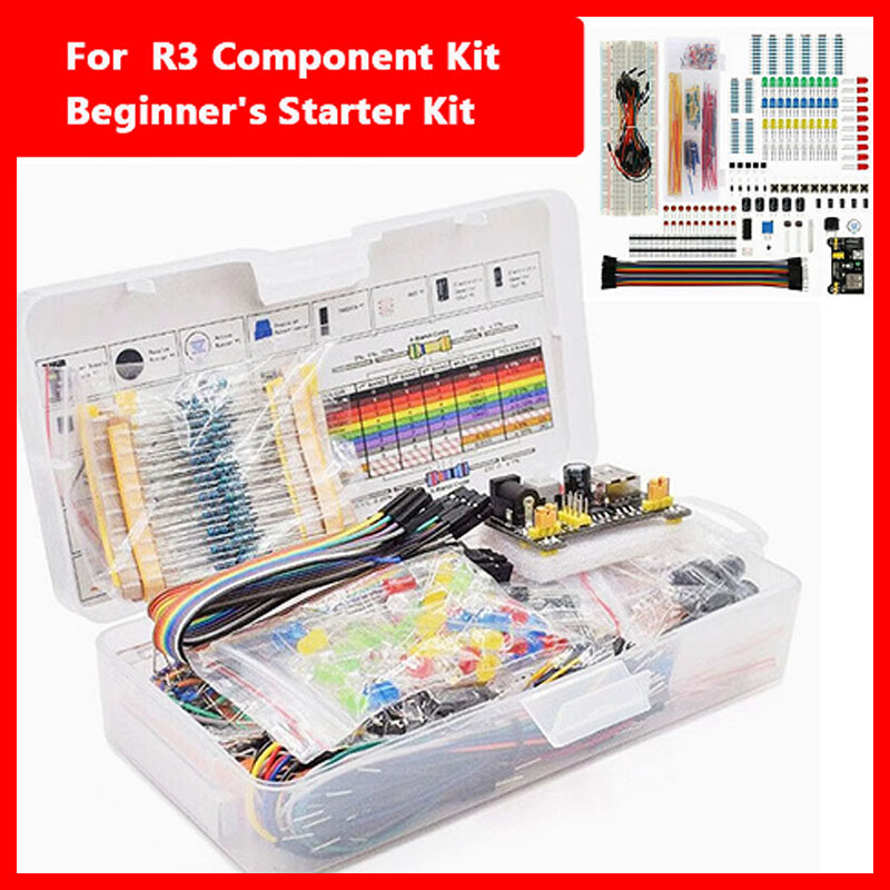 Breadboard Jumper Wire - Breadboard 830 Titik Kit Komponen Elektronik
