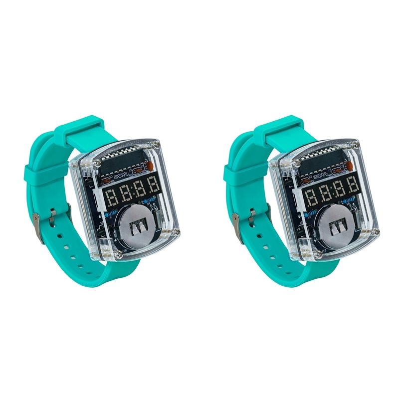 Diy Electronics Project Kit - 2X Kit Elektronik Jam Tangan LED