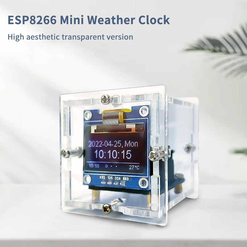 Kit Jam Cuaca Mini ESP8266 Pro - Diy Electronics Project Kit ulasan dan harga