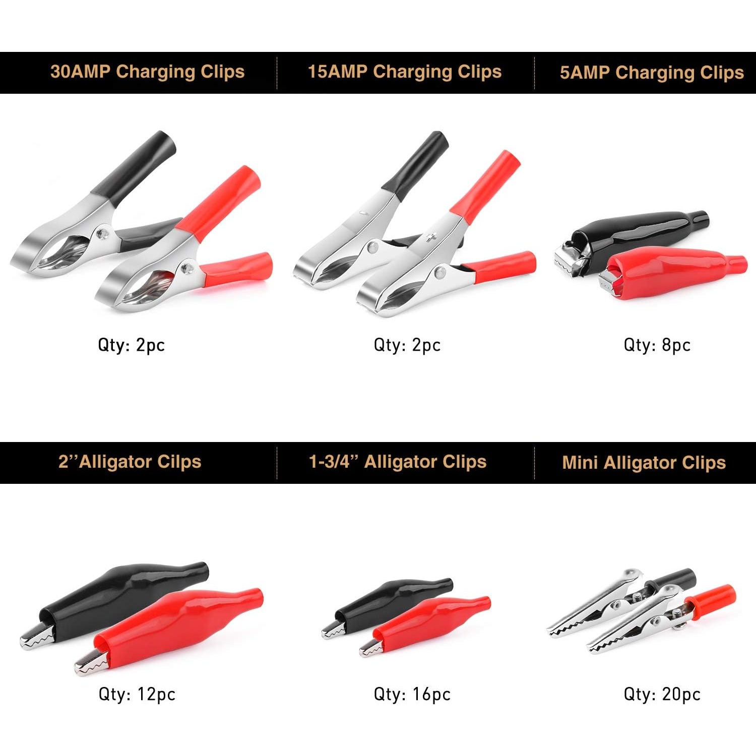Nilight 60PCS Alligator Clip A - Diy Electronics Project Kit ulasan dan harga