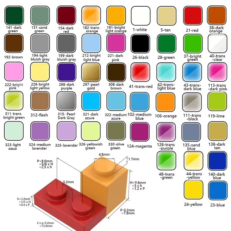 100 Buah MOC 2420 Pelat 2X2 Ki - Diy Electronics Ideas ulasan dan harga