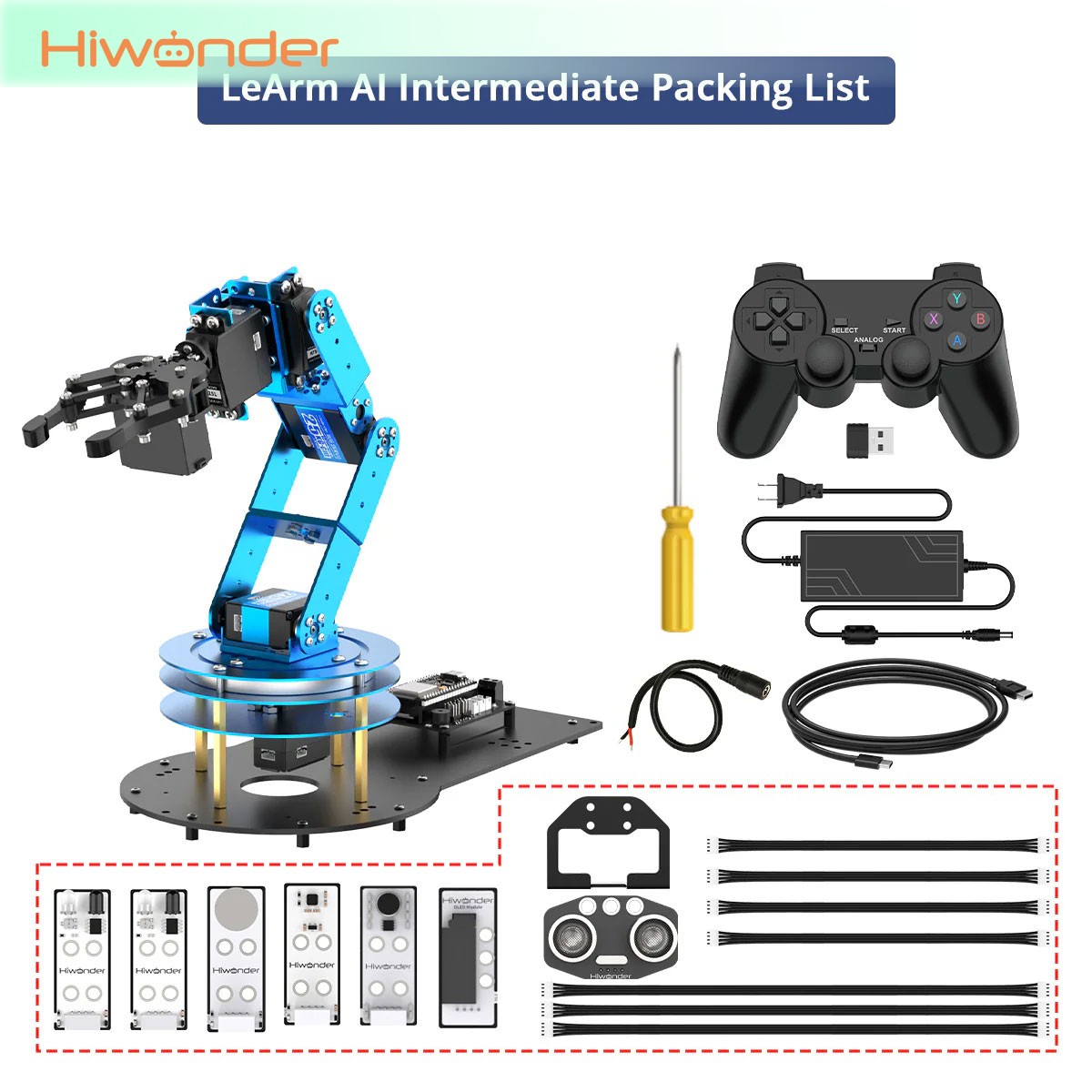 Hiwonder LeArm 6DOF Robot Arm  - Diy Robot Electronics Kit ulasan dan harga