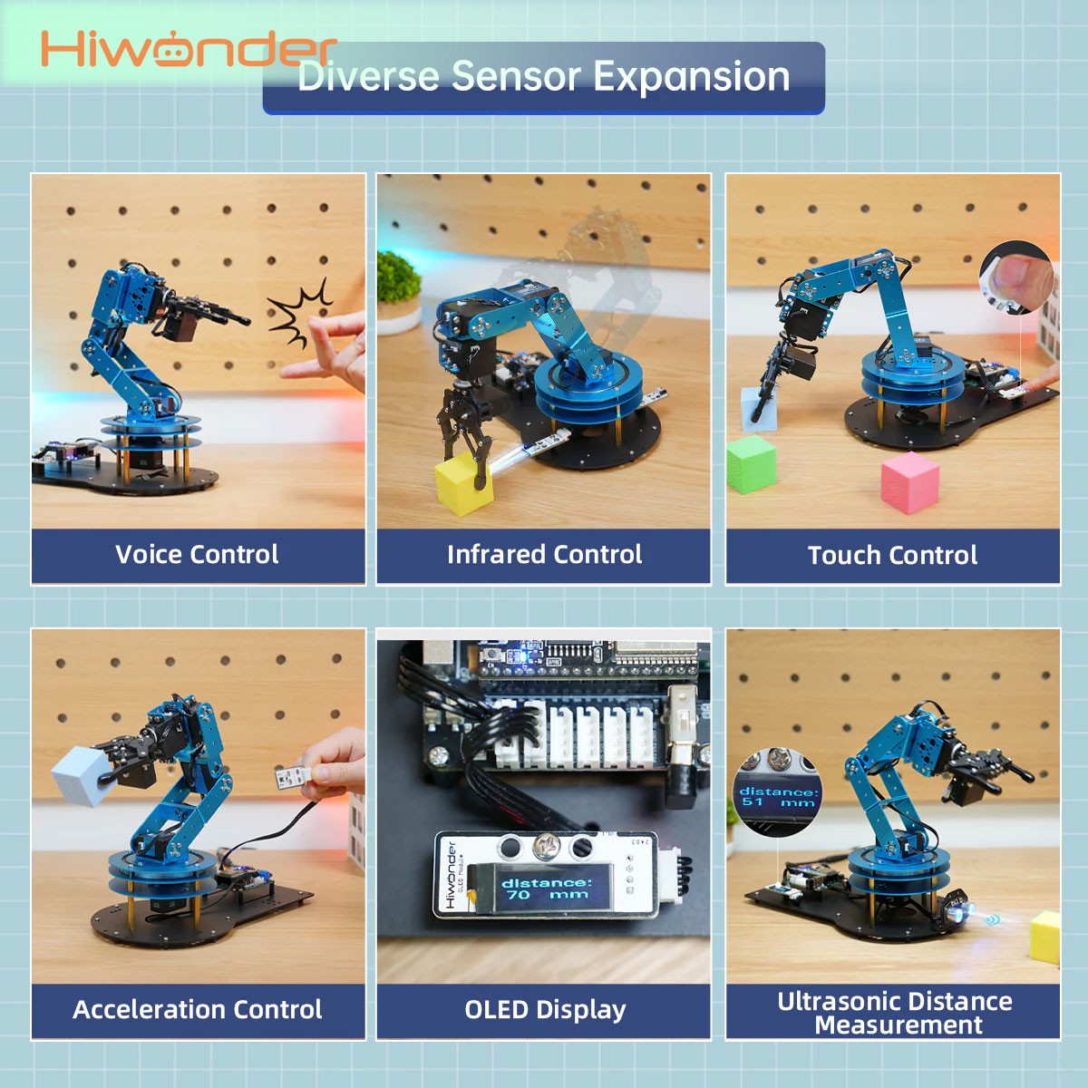 Hiwonder LeArm 6DOF Robot Arm  - Diy Robot Electronics Kit ulasan dan harga