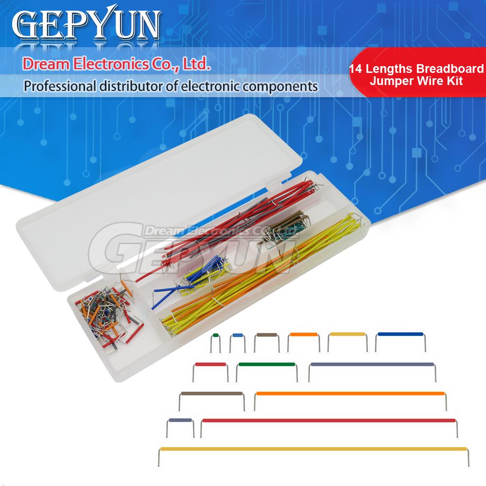 140 buah 14 panjang preshaped  - Breadboard Jumper Wire ulasan dan harga