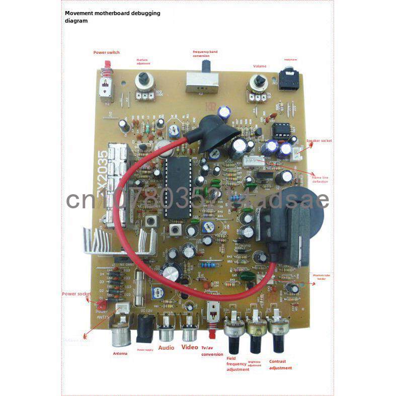 Kit/Paket Mainboard TV Hitam P - Diy Electronics Project Kit ulasan dan harga