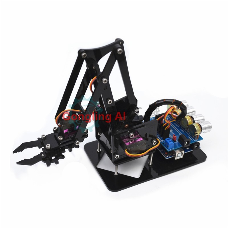 Kit Lengan Robot STEM 4 DOF Se - Diy Robot Electronics Kit ulasan dan harga