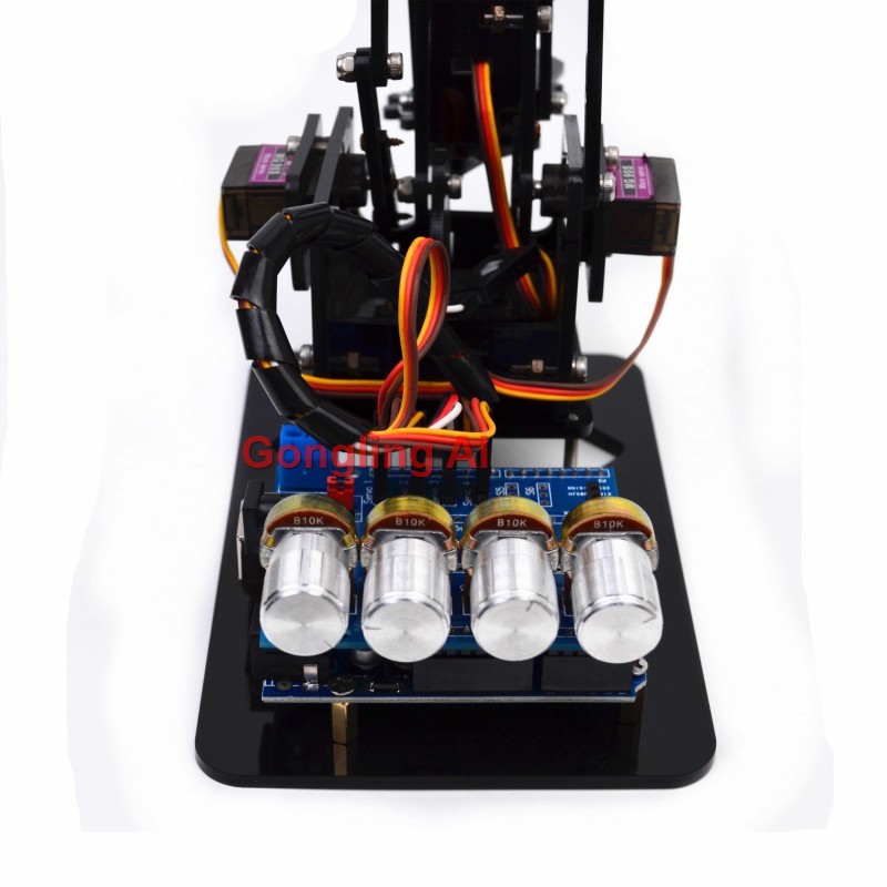 Kit Lengan Robot STEM 4 DOF Se - Diy Robot Electronics Kit ulasan dan harga