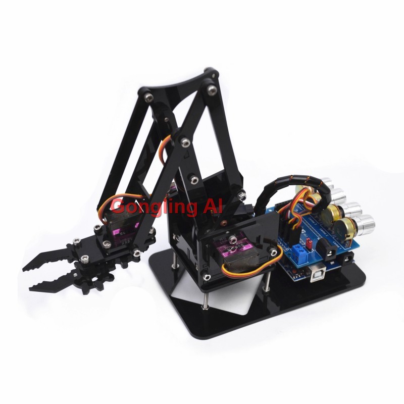 Kit Lengan Robot STEM 4 DOF Se - Diy Robot Electronics Kit ulasan dan harga