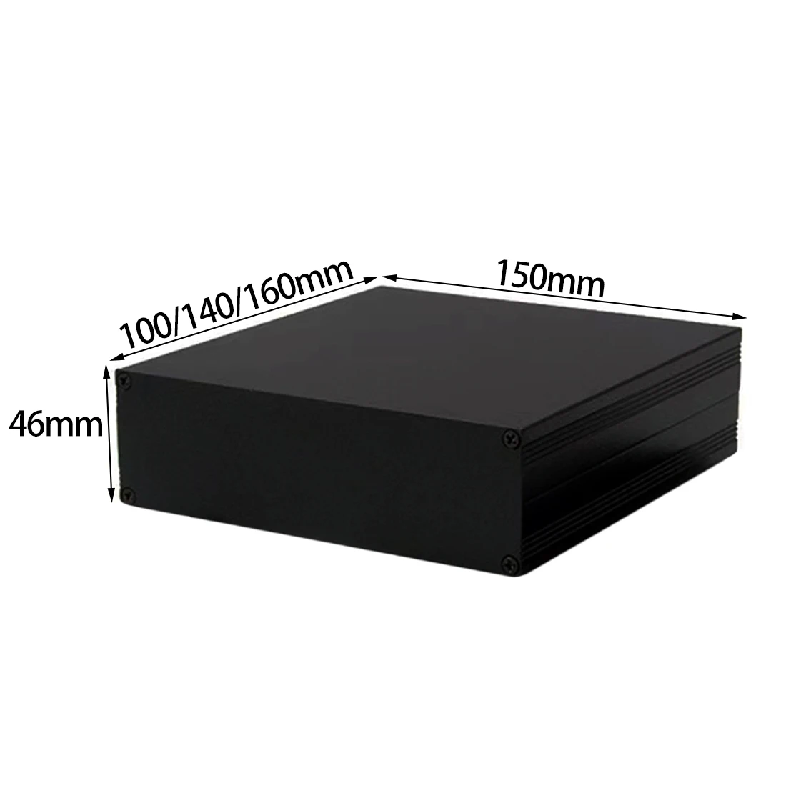 Aluminium kandang 150*46*100/1 - Diy Electronics Housing ulasan dan harga