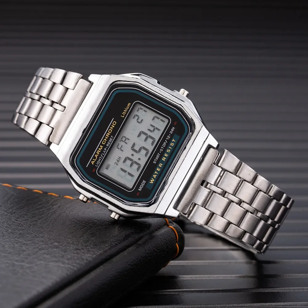 Jam tangan Digital untuk pria, - Diy Electronics Watch ulasan dan harga