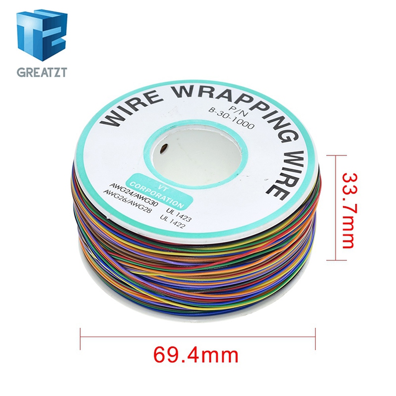 Kabel Pembungkus TZT 8 30AWG K - Breadboard Jumper Wire ulasan dan harga
